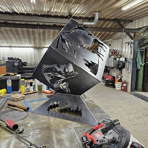 CNC Plasma Cut Fire Pit Ring